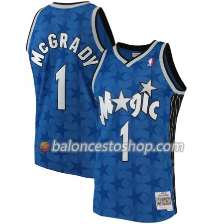 Camiseta Hombre NBA Orlando Magic Tracy McGrady 1 Hardwood Classics Azul Swingman Camiseta Hombre NBA Orlando Magic Tracy McGrady 1 Hardwood Classics Azul Swingman